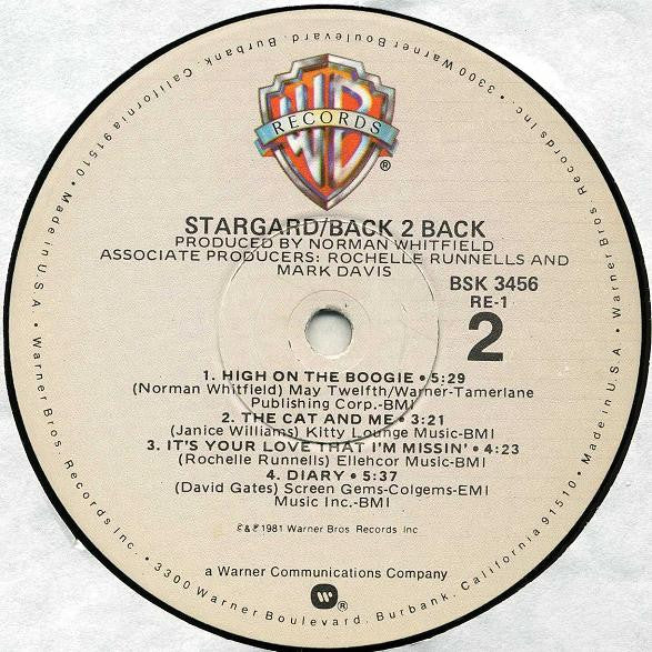 Stargard : Back 2 Back (LP, Album, Win)