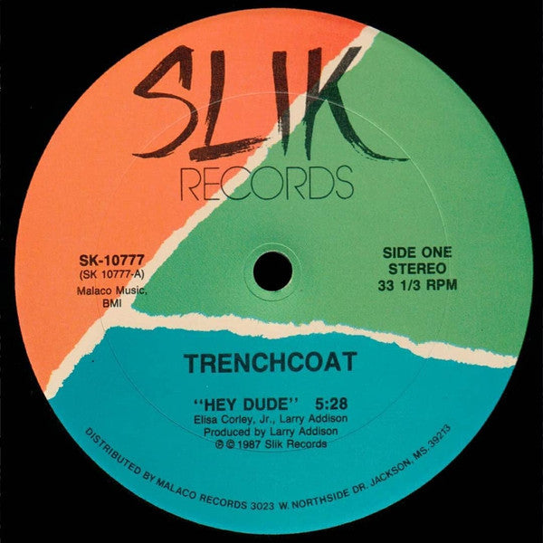 Trenchcoat : Hey Dude (12", Single)