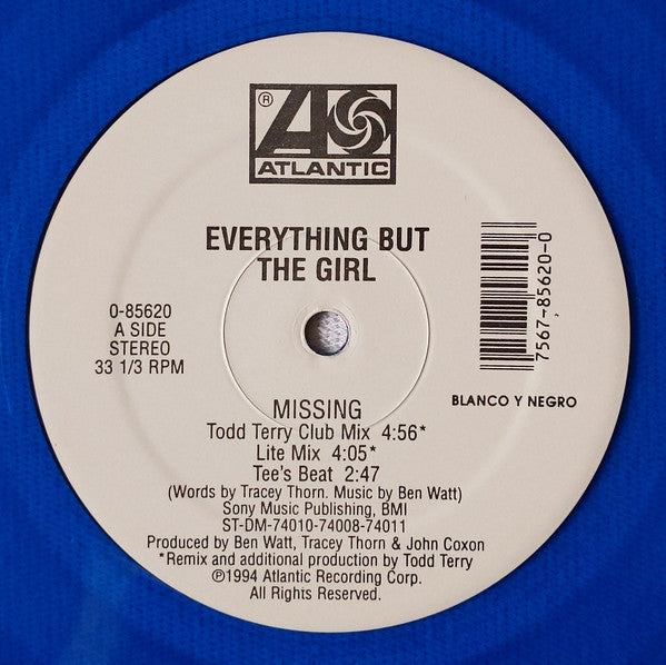 Everything But The Girl : Missing (The Bootleg Mixes!) (12", Blu)