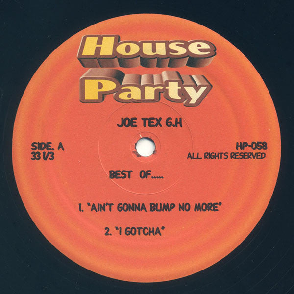 Joe Tex : Best Of.... (12", Unofficial)