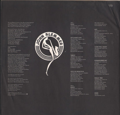 John Klemmer : Hush (LP, Album, Spe)