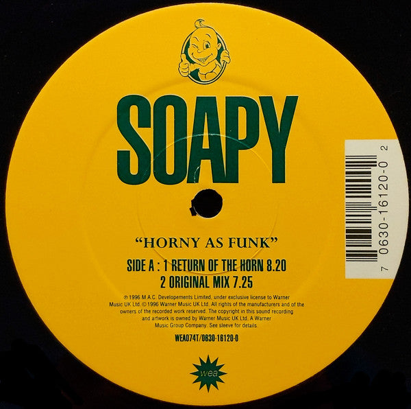 Soapy : Horny As Funk (12")