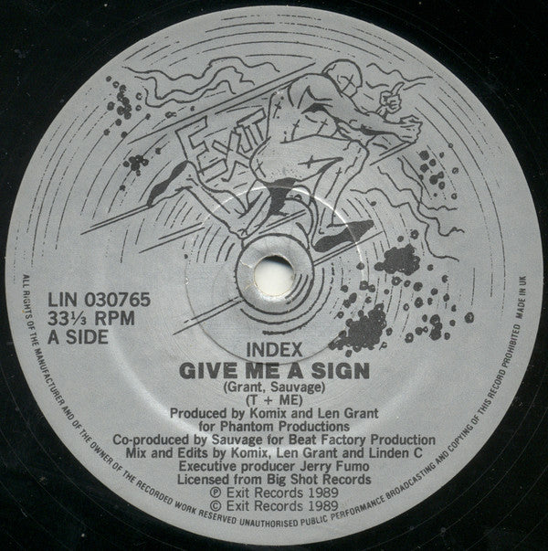 In-Dex : Give Me A Sign (12")