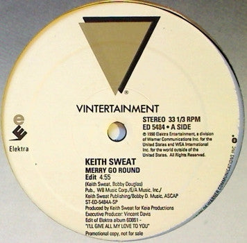 Keith Sweat : Merry Go Round (12", Promo)