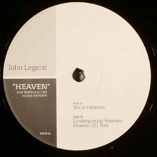 John Legend : Heaven (DJ Leo & Guy Robin House Remixes) (12", Unofficial)