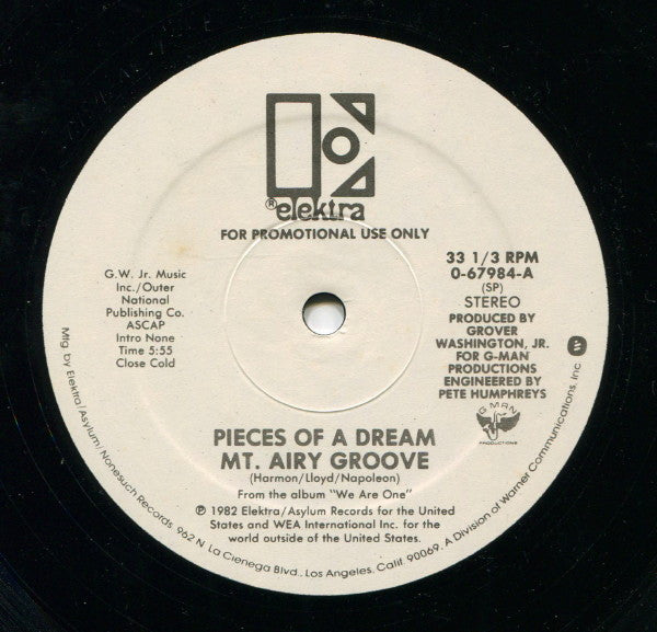 Pieces Of A Dream : Mt. Airy Groove (12", Promo)