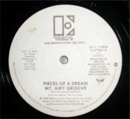 Pieces Of A Dream : Mt. Airy Groove (12", Promo)