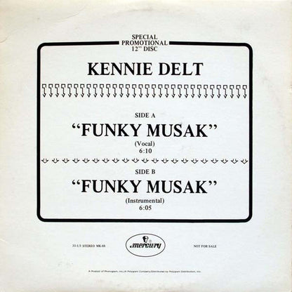 Kennie Delt : Funky Musak (12", Promo)