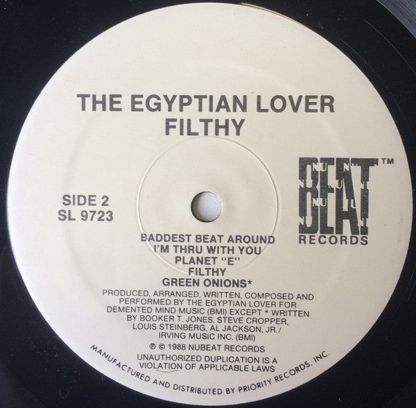 The Egyptian Lover* : Filthy (LP, Album)