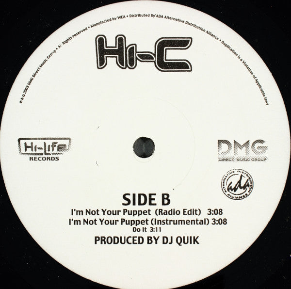 Hi-C : Let Me Know (12")