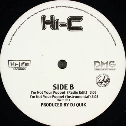 Hi-C : Let Me Know (12")