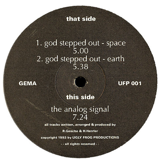 Sensitive : God Stepped Out (12")