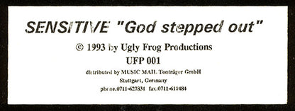 Sensitive : God Stepped Out (12")