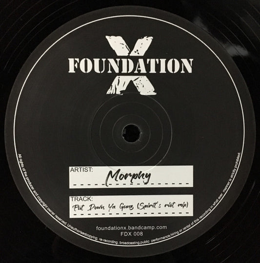 Morphy / Skitty : Put down Ya Guns (Spirit's Riot Mix) / Hornsman (X Nation Remix) (12")