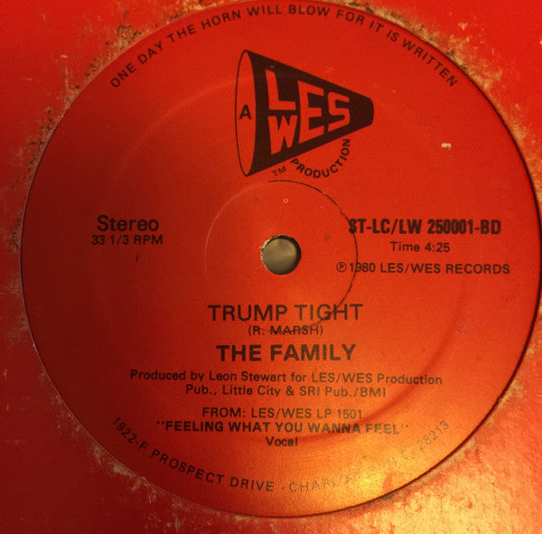 The Family (6) : Music / Trump Tight (12")