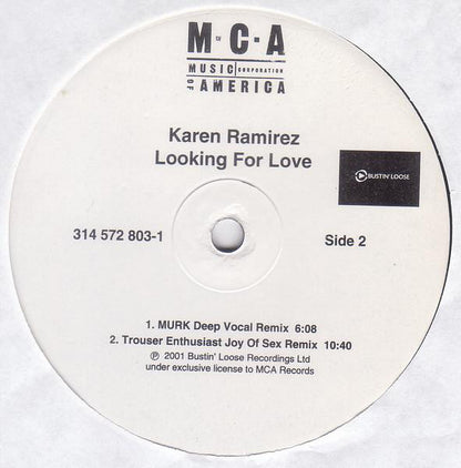 Karen Ramirez : Looking For Love (2x12")