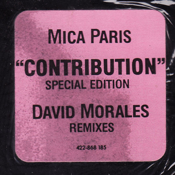 Mica Paris : Contribution (David Morales Remixes) (12", S/Edition)