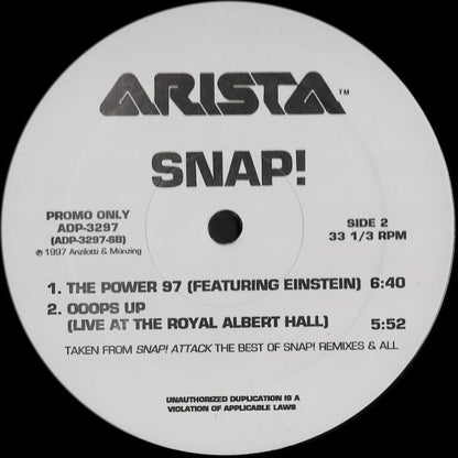 Snap! : Rhythm Is A Dancer (Roll On) (12", Promo)