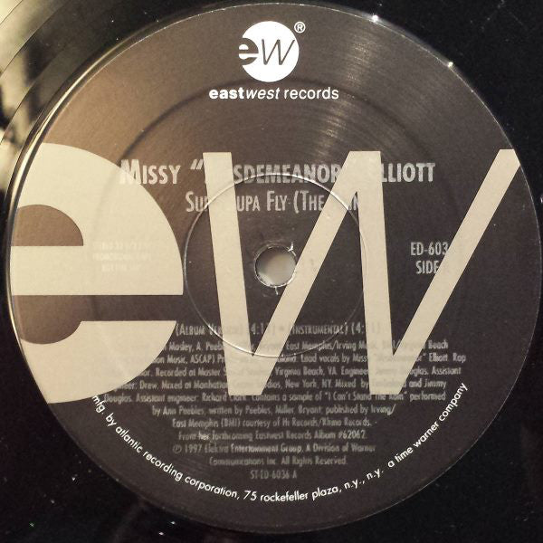 Missy "Misdemeanor" Elliott* : Supa Dupa Fly (The Rain) (12", Promo)