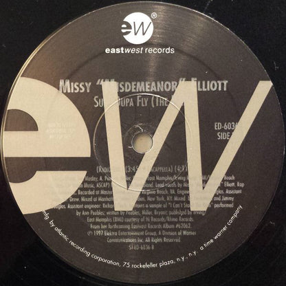 Missy "Misdemeanor" Elliott* : Supa Dupa Fly (The Rain) (12", Promo)