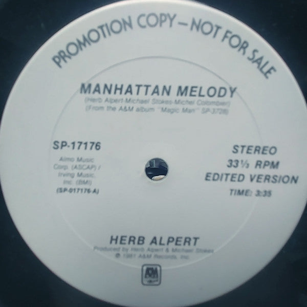 Herb Alpert : Manhattan Melody (12", Promo)