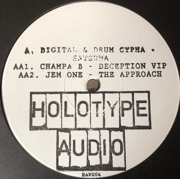 Various : Satsuma / Deception VIP / The Approach (12", Sta)