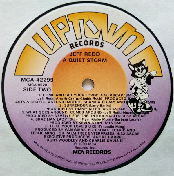 Jeff Redd : A Quiet Storm (LP, Album)