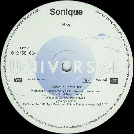 Sonique : Sky (Remixes) (12", Promo)