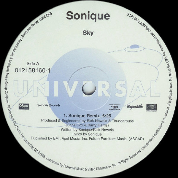 Sonique : Sky (Remixes) (12", Promo)