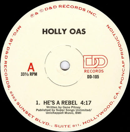 Holly Oas : He's A Rebel (12")