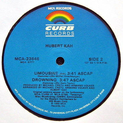 Hubert Kah : Limousine (12" Version) (12")