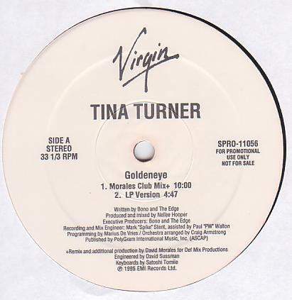 Tina Turner : Goldeneye (12", Promo)