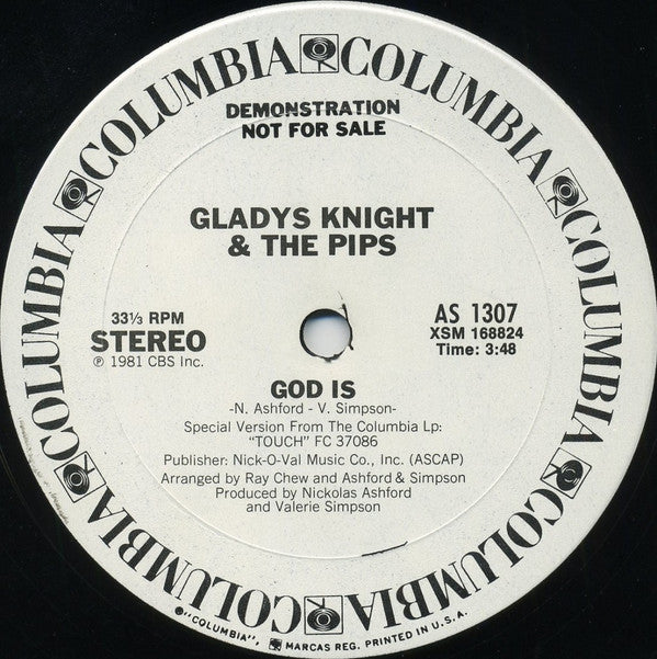Gladys Knight And The Pips : I Will Fight (12", Promo)