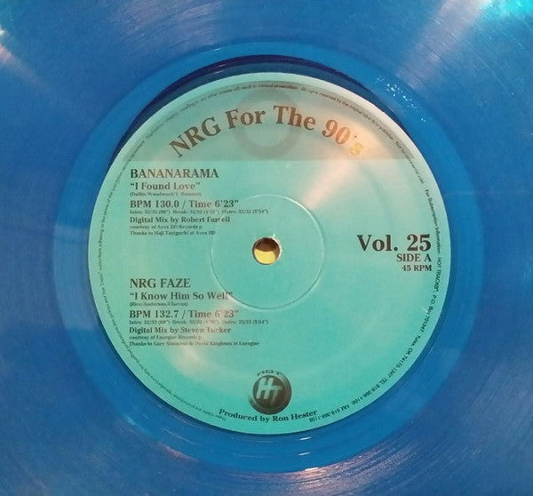 Various : NRG For The 90's Volume 25 (12", Blu)