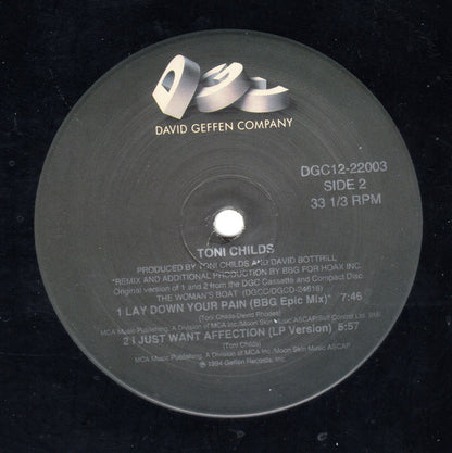 Toni Childs : Lay Down Your Pain (12")