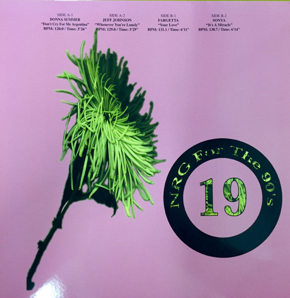 Various : NRG For The 90's Volume 19 (12", Comp, Promo, Mar)