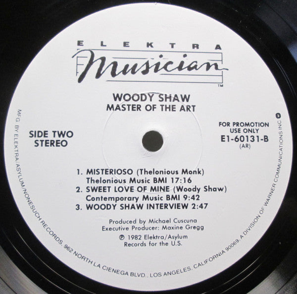 Woody Shaw : Master Of The Art (LP, Album, Promo)