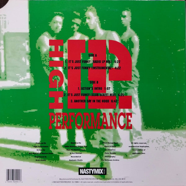 High Performance : It's Just Funky (12", Promo)