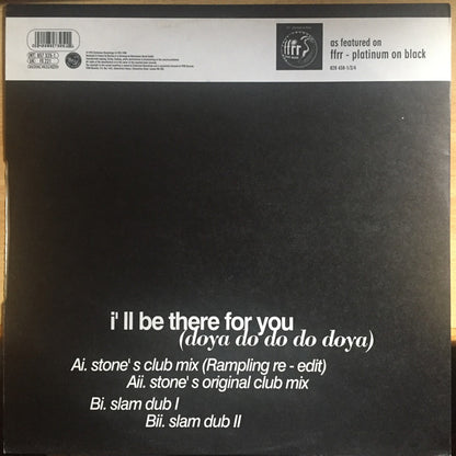 House Of Virginism : I'll Be There For You (Doya Do Do Do Doya) (12", Single)