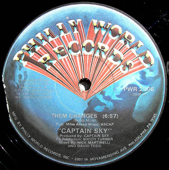 Captain Sky : Them Changes (12", Single)