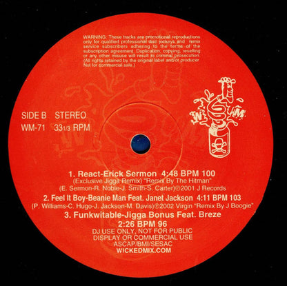 Various : Wicked Mix 71 (12", Comp, Promo)