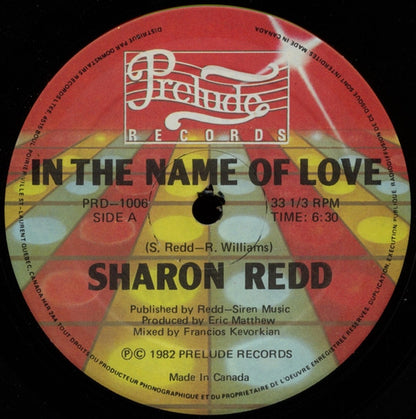 Sharon Redd : In The Name Of Love (12")