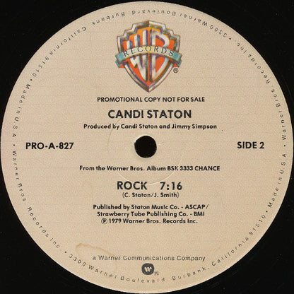 Candi Staton : Chance (12", Promo)