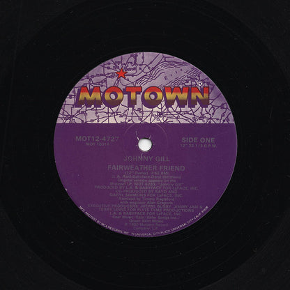 Johnny Gill : Fairweather Friend (12", Single)