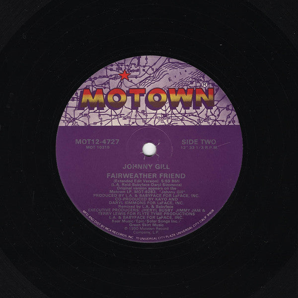 Johnny Gill : Fairweather Friend (12", Single)