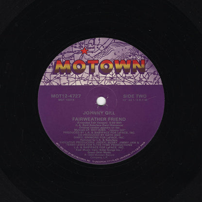 Johnny Gill : Fairweather Friend (12", Single)