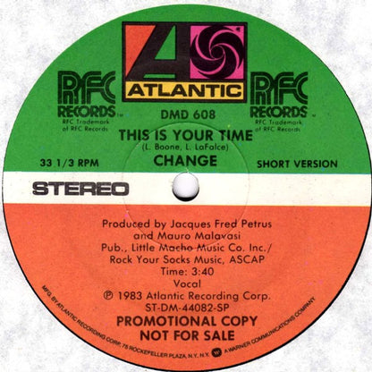 Change : This Is Your Time (12", Promo)