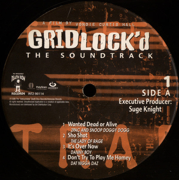 Various : Gridlock'd - The Soundtrack (2xLP, Comp)