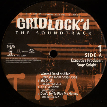 Various : Gridlock'd - The Soundtrack (2xLP, Comp)