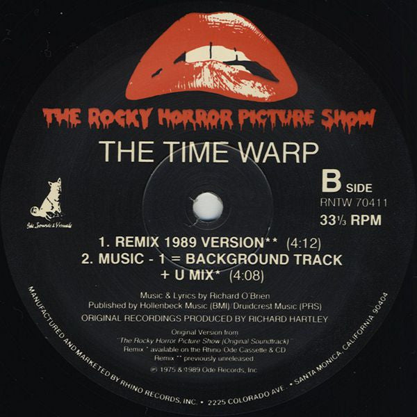 Riff Raff (7), Columbia (4), Magenta (13), Narrator (2) And The Transylvanians : The Time Warp (Remix 1989) (12")